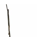 Women's Vintage style Narrow Metal Rim Gold Black Cat Eye Sunglasses Photo 2