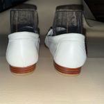 Van Eli Women's White Leather Loafers Size 8.5 Narrow S Casual Bow Detail Photo 4