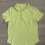 Lululemon Quick-Drying Short Sleeve Polo Shirt Faded Zap Photo 4