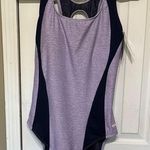 TYR Women's Lavender Purple Athlete Swimsuit UPF 50+ Size 16 Photo 0