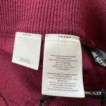 Anne Klein Merlot Wine Red Cotton Cashmere Elastic Waist Pants Size 3X Photo 4