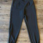 Trouvé Stretch Crepe Jogger Pants Black Size 0 Photo 0
