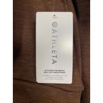 Athleta  Womens 1X Altitude Polartec Half‎ Zip Brown Sweatshirt NWT $149 Photo 2