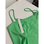 Susana Monaco $138 New  String Flare Top - Lovebird  Green - Small Photo 4