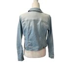Isaac Mizrahi Live! True Denim Classic Jean Jacket Bleached Indigo Size 4 Blue Photo 1