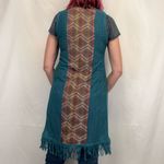 Chanel C by Bloomingdales Women's Sleeveless Cardigan Vest S SM Small Teal Multicolor Photo 1