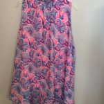 Simply Southern Simply‎ Southern Tropical Leaf Mini Ruffled Tierd Dress Size M Photo 1