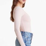 Nuuds Open Back Bodysuit In Ribbon Photo 2