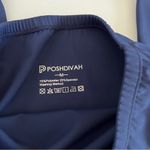 Poshdivah Maternity Legging Size Medium Navy Blue Side Pockets Stretchy Photo 5