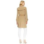 Calvin Klein New! Women's Belted Trench Coat Long Jacket Size XL Color Khaki Photo 1