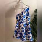 Hutch  silas cocktail dress in cobalt vining orchids 0 Photo 3