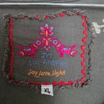 Johnny Was  JWLA Shift Dress Boho Embroidered Scoop 3/4 Sl Gray/ White Photo 3