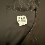 R & M Richards EUC R & M Richard’s Black Tiered Glitter Dress size 10 Photo 3