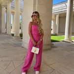 ZARA  Flowy Pink Strappy Back Crop Top Size: S Photo 10