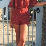 Princess Polly Red Romper  Photo 0