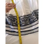 Taylor Cotton Embroidered Dress On Top and Bottom Boarder Size 22W White Photo 6