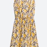 Kaileigh Yellow Floral Tasha Knit Mini Dress - Size: Large Photo 5