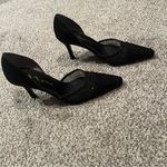 Nina  Black Pointed Toe Dressy Heels Women’s Size 6.5 Photo 2