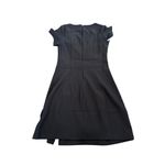 Commense Bows Girly Side Split Cutout Black Stretch Mini Dress XS Photo 3