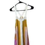 O'Neill  Womens Size S Sleeveless Maxi Dress Pink Orange Yellow Multicolor Photo 1