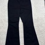 INC International Concepts Black Flare Jeans High Rise Size 12 Photo 0
