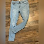 True Craft  mid rise skinny jeans light wash distressed  size 12 Photo 4