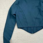 NWT Sunday Best Maverick Long‎ Sleeve Crop Top Blue Size XXS Photo 2