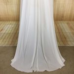 VINTAGE White Boho Wedding Dress Size 7 Photo 4