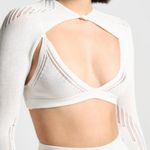 Maniere De Voir  Knit Bralette Small Cream Photo 0