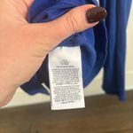 Boden Royal Blue Long Sleeve Top with Ruffle Neckline Size undefined Photo 4