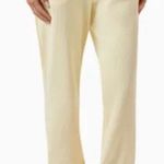 Kith Waffle Knit Chelsea Sweatpants In Butter Yellow Size M Photo 0