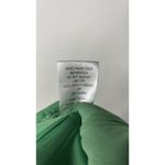 Current Air  Sereia Pleated Midi Dress Women's Small Green Flutter Modern Ruffle Photo 5