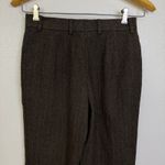 Bernard Zins Wool Trouser Pants Womens 26x27.5in Striped Tailored France *Flaw Brown Size undefined Photo 4