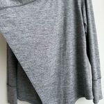 Nike Yoga Long Sleeve Top Gray Open Front Cardigan Casual Gym Travel Size Small Photo 1