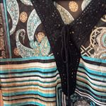 Sunny Leigh  Bohemian Paisley and Stripe Blouse medium Photo 1