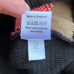 Run & Fly Mushroom Mini Crop Sweater Vest Made in England Toadstool Black Size M Photo 5