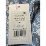 89th + Madison Womens M Paisley‎ Blue Monochrome Jumpsuit Romper Size M Photo 4