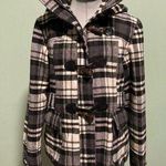 Hydraulic  plaid jacket, black gray white purple, size Small Photo 0