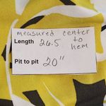 Jules & Leopold  Tropical Print Sleeveless Top NWT Size XL Blue and Yellow Blouse Photo 11