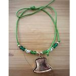 St Patricks Day Knotted String Beaded Bracelet Anklet Leprechaun Hat Sha… Green Photo 9