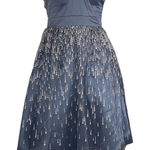 Hailey Logan by Adrianna Papell Size 1/2 Mini Dress Gray Sparkle Strapless Prom Photo 0