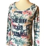 SO  super soft floral graphic sweat shirt Photo 0
