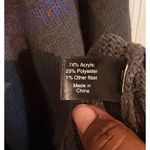 Lane Bryant Gray Fair Isle Mock Neck Sweater Dress Plus Size 22 24 Photo 8