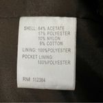 Calvin Klein Burgundy Textured Lined Trench Coat, Size Medium Photo 3