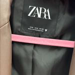 ZARA Women's Dark Brown Blazer Photo 3