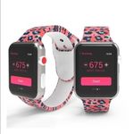 Pink Leopard Print Apple Watch Band 38/40mm Long Strap NWT Photo 2