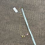 Kate Spade  floral facet Gold and Pink Necklace Photo 6