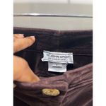 St. John Sport Chocolate Velvet Boot Cut Trouser Sz 6 Photo 2