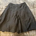 Unique Vintage Black Flowy Skort Skirt Photo 5