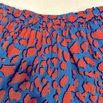 Corey Lynn Calter Shorts Women's XS Jordan Blue Rust High Waist Giraffe Lined Photo 8
